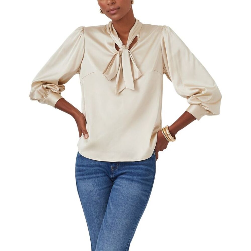 J.Mclaughlin Womens Vienna Blouse, Tan